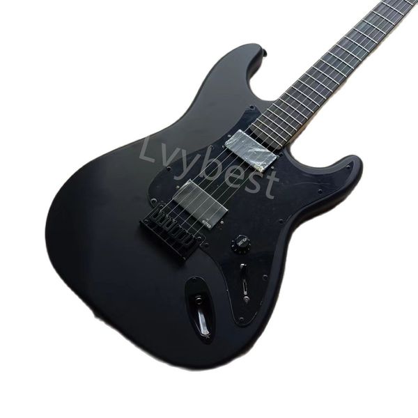 

lvyoem 6 string electric guitar finish matte black emg pickup delivery