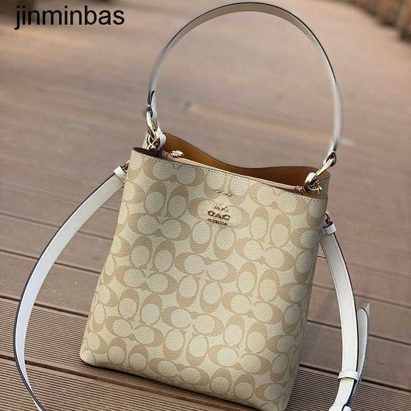

50% discount in stores 2023 fashion bag new bag women's town bucket classic printed pvc handheld one shoulder crossbody