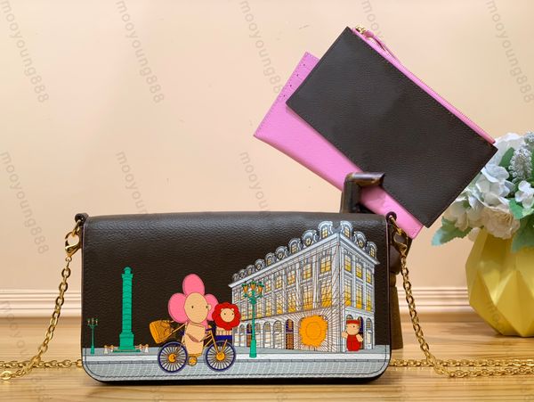 

10a l bag tier mirror pochette chain bag small 21cm womens real canvas pattern flap purse handbag luxury designers crossbody shoulder bag