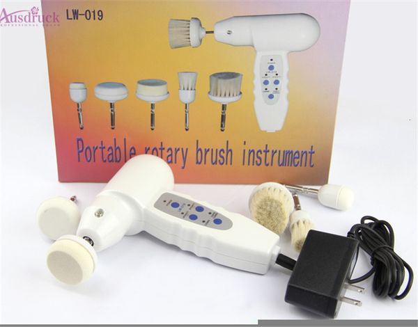 

face care devices 5in1 electric brush rotary cleansing body cleaner massager personal home use spa skin device 221208