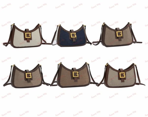 

retro half moon bag messenger bag luxury classic lady handbag wallet multi color fashionable crescent package designer saddle bags