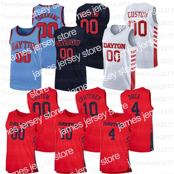 

basketball jerseys custom dayton flyers college basketball jerseys 0 rodney chatman 1 obi in 2 ibi watson 3 trey landers 31 jhery matos, Black;red