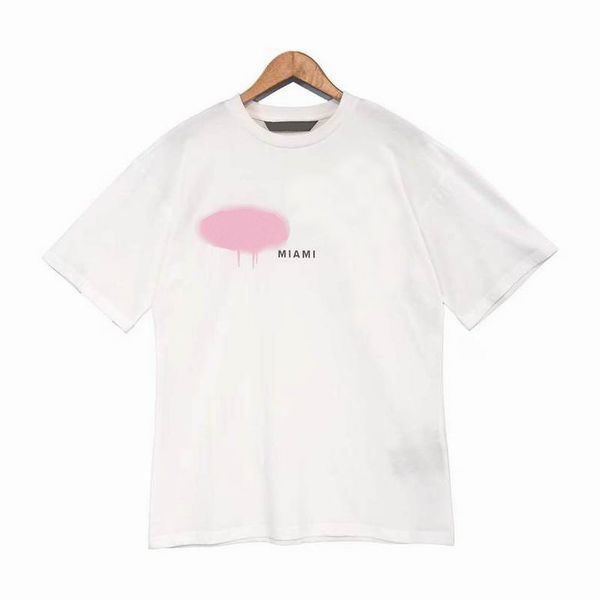 

mens womens designers palms t shirts for man s summer luxurys big letter tshirts clothing polos apparel sleeved tshirt cotton tees d00f, White;black