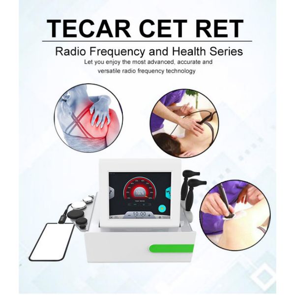 

portable 2 in 1 deep heating rf radio frequency physiotherapy tecar therapy equipment pain relief ret cet rf therapies slimming machine222