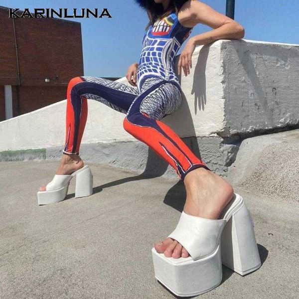 

sandals chunky heeled platform woman mules shoes sandals dropship brand design 2022 summer comfy woman slipper shoes platform sandals t22120, Black