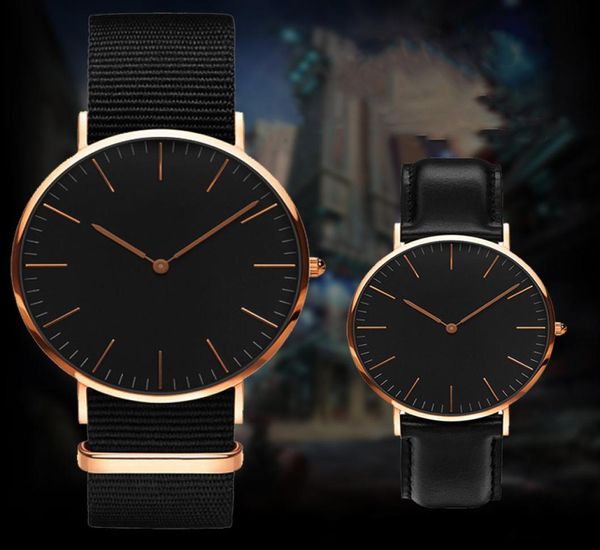 

selling brand mens womens watch 36mm 40mm quartz leather nylon casual sports watches montre de luxe2231426, Slivery;brown