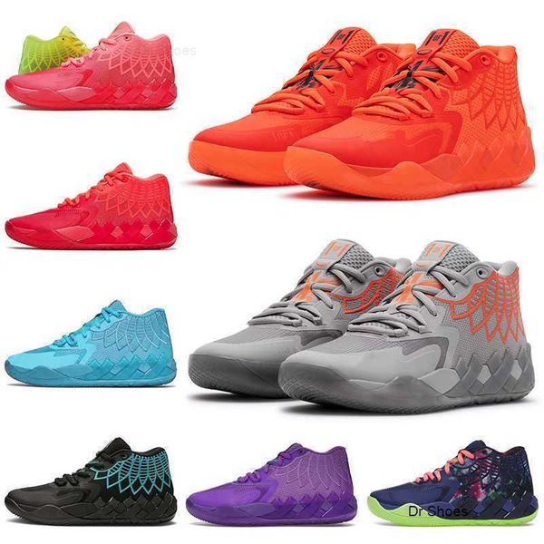 

lamelo ball mb.01 sneakers mens basketball shoes rock ridge red rick and morty trainers 40-46