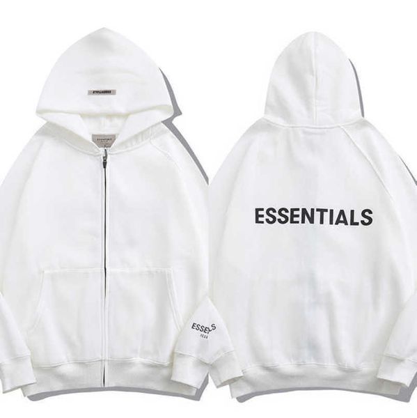 

luxury men's essentials tracksuits sweatshirts fashion zipper hoodies men women sportswear pant suit hooded sweater casual pullover co, Gray