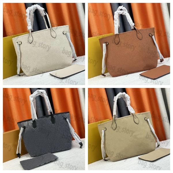 

2023 cruise women never mm full tote bag noir m45685 m45686 cognas m46135 embossed monograms shoulderbag large capacity leather underarmbag
