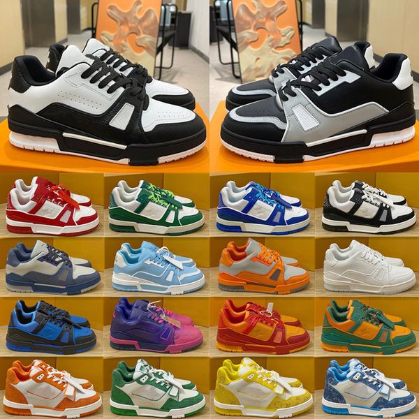 

2022 designer luxurys trainer casual shoes for men womens white natural green grey cream black burgundy purple mens sports sneakers trainers