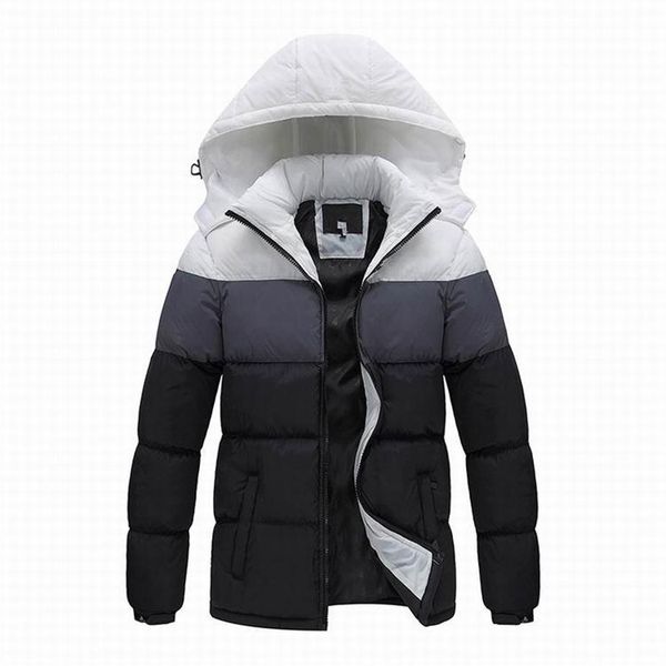 

new 2021 fashion design men down jacket men's winter overcoat outdoor coats clothes size s-4xl247v, Black
