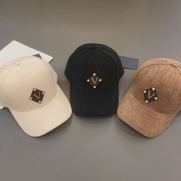 

fashion ball caps autumn winter designer cap temperament hats for man woman 3 color, Blue;gray