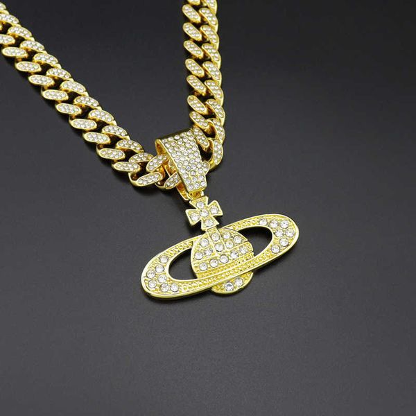 

europe and the united states hip-hop universe necklace male hip-hop pendant alloy with diamonds with accessories sweater chain 22121, Silver