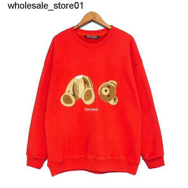 

men's hoodies designer sweatshirts fashion brand severed embroidery plush long sleeve pullover sweater men's women's streetwe, Black