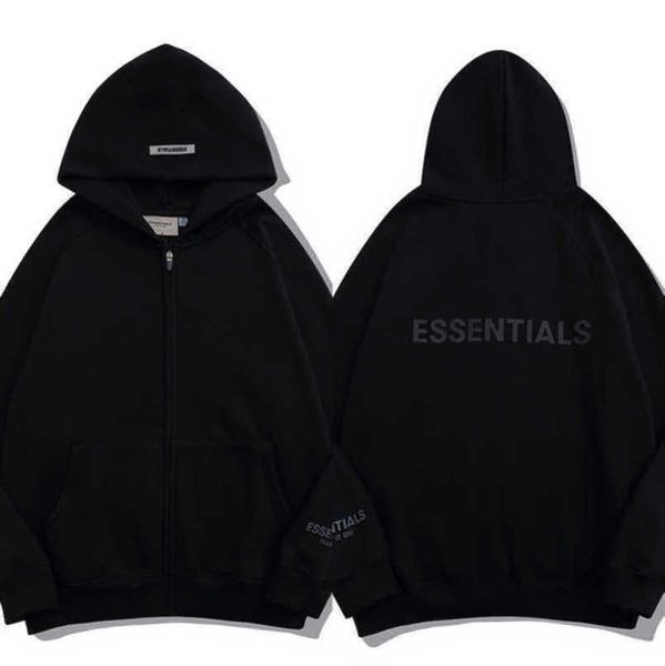 

essentials men's luxury tracksuits sweatshirts fashion zipper hoodies men women sportswear pant suit hooded sweater casual pullover co, Gray