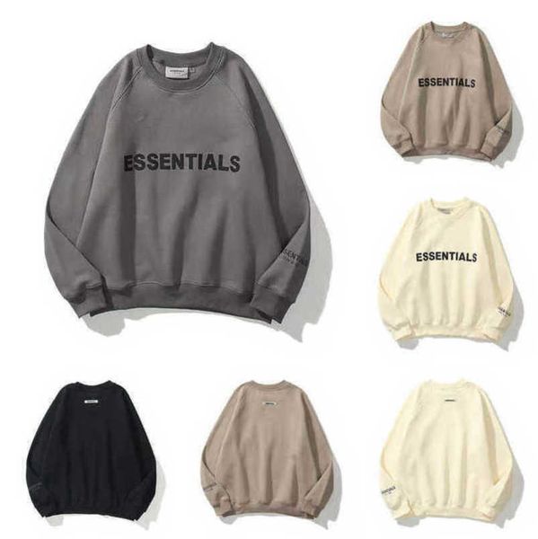 

luxury essentials men's tracksuits sweatshirts letter men women couple loose sportswear pants suit sweater hoodie casual pullover jack, Gray