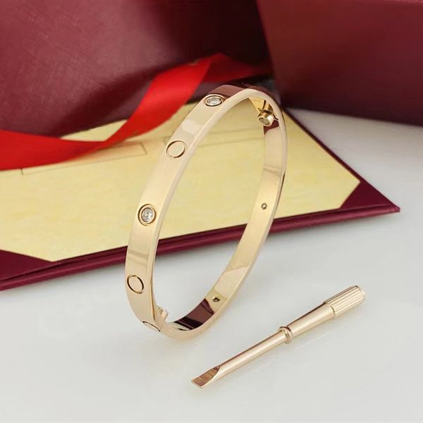 

women charm bracelets luxurys designers womens gold bracelet fashion simple versatile diamonds jewelrys, Golden;silver