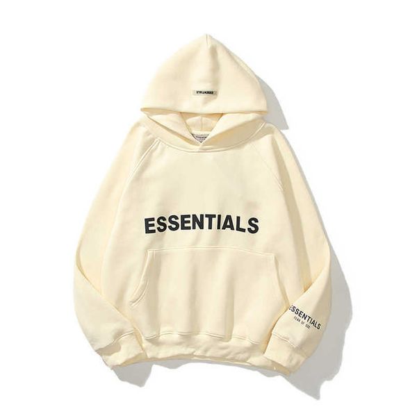 

men's luxury essentials tracksuits sweatshirts hoodies fashion letter men women sportswear pant suit hooded sweater casual pullover co, Black