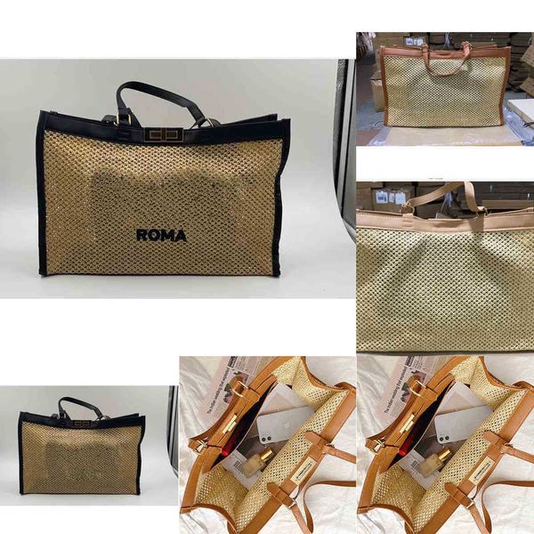 

evening bags totes shoulder fashion luxury designer brand woven straw bag women handbag super big size tote female shopper summer beach work