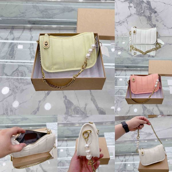 

evening bags shoulder messenger leather handbag women designer handbags crossbody fashion pearl chain purses 0602