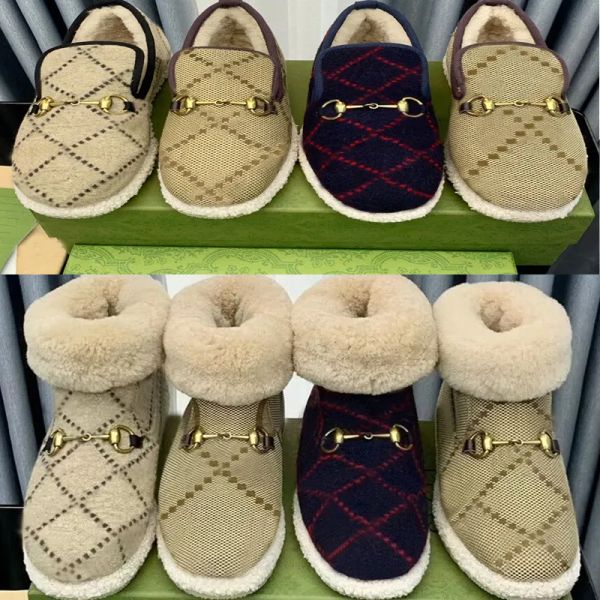 

winter wool boots fashion women shoes thick bottom suede letter shoes platform cold resistance designer warmth retention woman short shoes l, Black