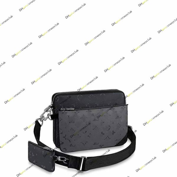

fashion 3pcs/set cross body shoulder bags wallets leather men women handbag designer handbags wallet phone bag purse crossbody bags louiseit