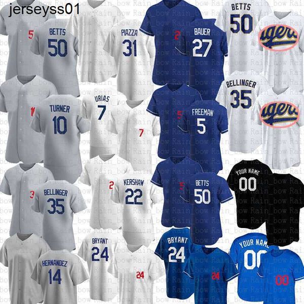 

los angeles baseball jersey 50 mookie betts 35 cody bellinger clayton kershaw freddie an gavin lux walker buehler chris taylor dustin, Blue;black