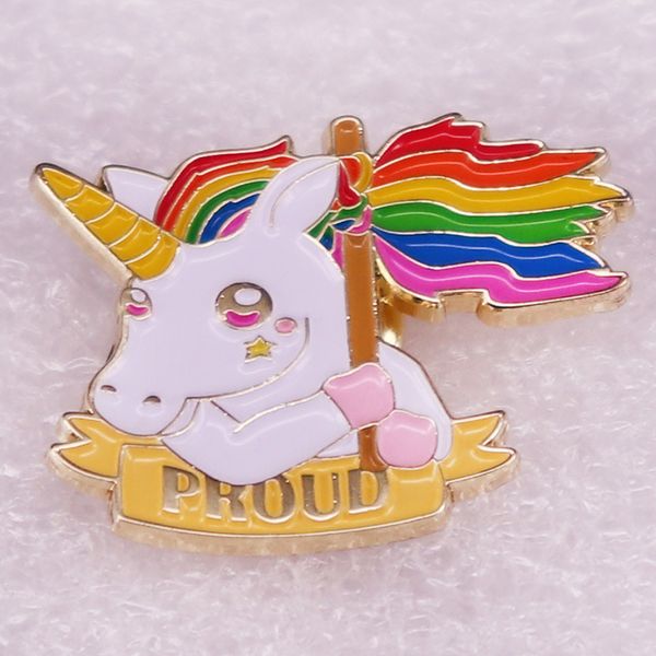 

rainbow gay lgbt badge love unicorn socks brooch pin accessory