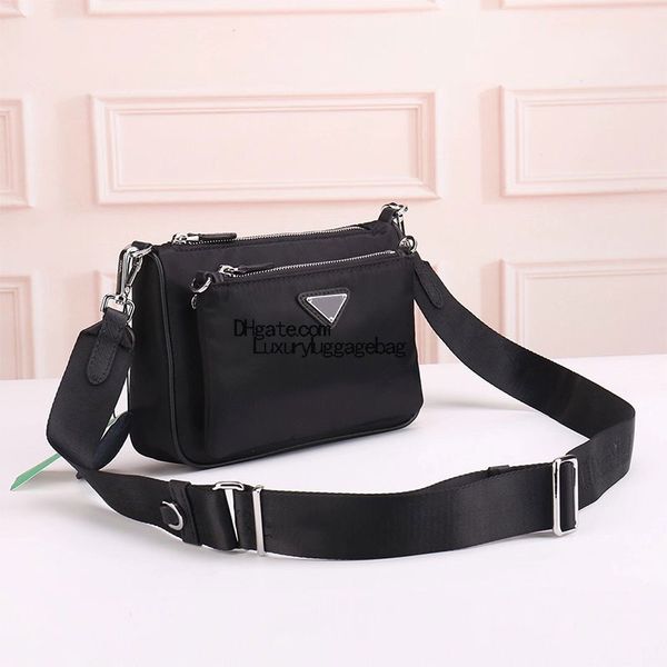 

luxury classic messenger bag men and women designer bag quality nylon fabric stylish crossbody luggage bags mini purse