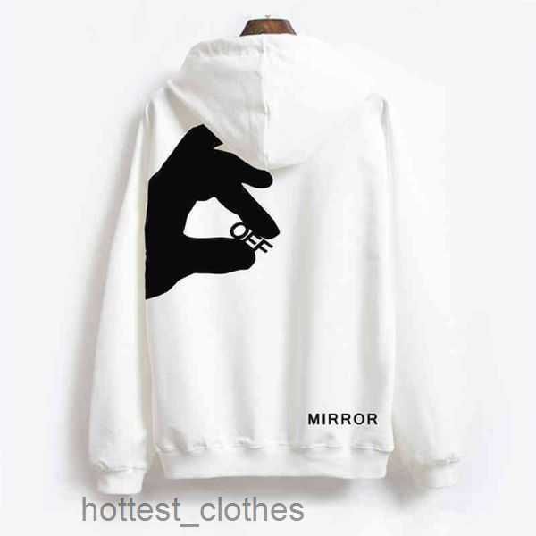 

2022 %60 off style trendy fashion sweater painted arrow crow stripe loose hoodie men's and women's t-shirts offs white ldq6 4 offs, Black