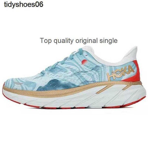 

designer 2022 athletic shoe running shoes womens sneakers shock absorbing road black white fiesta fashion mens new women men hoka one