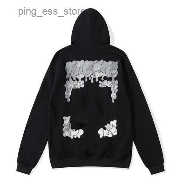 

offs 2022 %60 off style trendy fashion sweater painted arrow crow stripe loose hoodie men's and women's coatjqm1off t-shirts offs, Black