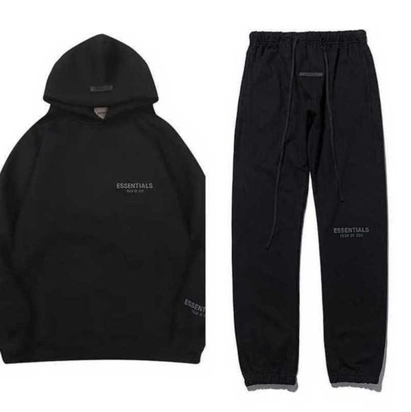 

essentials men's luxury tracksuits sweatshirts hoodies fashion letter men women sportswear pant suit hooded sweater casual pullover co, Gray