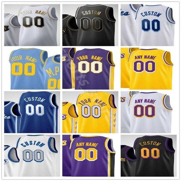 

college basketball wears custom printed alex 4 caruso anthony 6 23 davis kyle 0 kuzma dennis 17 schroder montrezl 5 harrell men woman kids y, Black