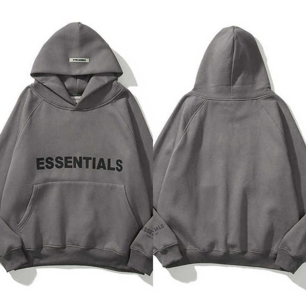 

men's luxury essentials tracksuits sweatshirts hoodies fashion letter men women sportswear pant suit hooded sweater casual pullover co, Black