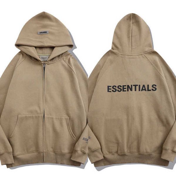 

essentials luxury men's tracksuits sweatshirts fashion zipper hoodies men women sportswear pant suit hooded sweater casual pullover co, Gray