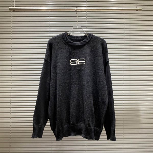 

mens jumpers sweaters knitted long sleeve loose pullovers for mens womens designer letters printed sweatshirts autumn winter warm jumper siz, White;black