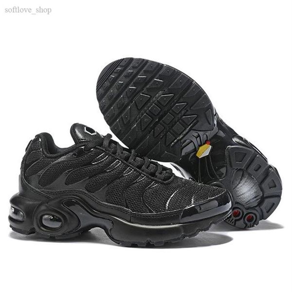 

children shoes kids running boy& girl toddler youth trainer cushion surface breathable sports tn sneakers2850, Black