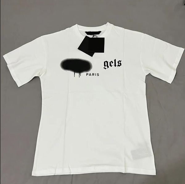 

summer palm angel mens t shirts women designers t-shirts tees apparel man casual chest letter shirt luxurys clothing street shorts, White;black