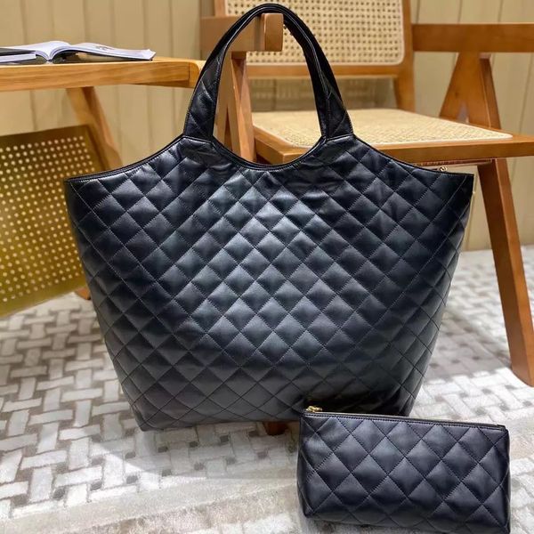 

2022 consuela handbags & purses new icare tote bag luxury women handbags lingge fashion trend shopping ladies underarm hang unisex