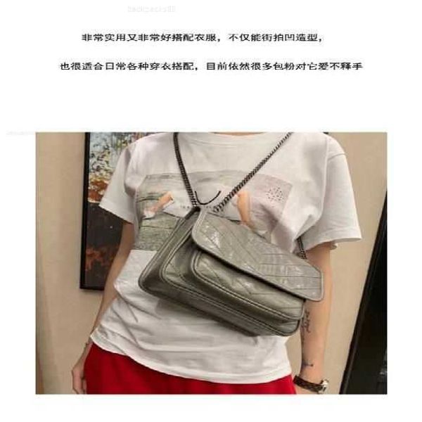 

luxury handbag bag tramp designer leather siant lourant niki chain cow shoulder womens puffer cross body khsu