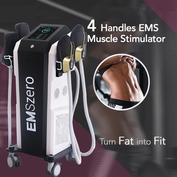 

2023 13 tesla nova body sculpt muscle machine rf 4 handles ems slim neo with rf fat burning machines