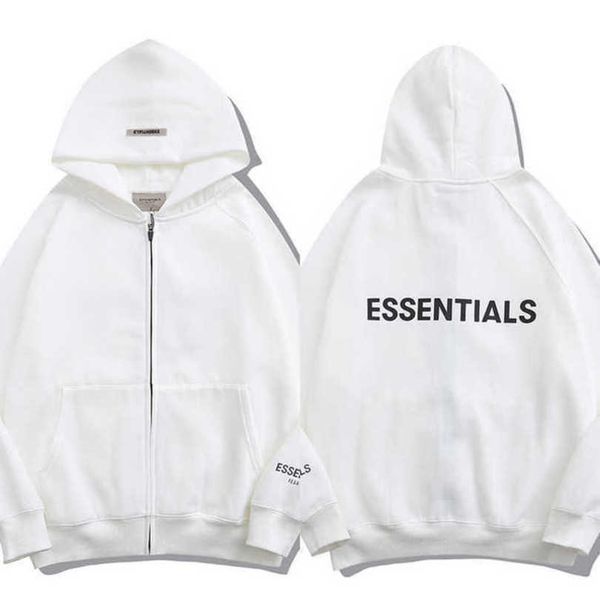 

essentials men's luxury tracksuits sweatshirts fashion zipper hoodies men women sportswear pant suit hooded sweater casual pullover co, Black