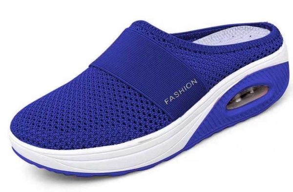 

sandals 2022 women sandals fashion wedges platform shoes female slides slippers breathable mesh lightweight ladies sandalias de mujer t22120, Black