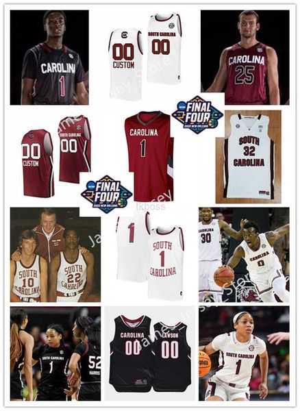 

college basketball wears ncaa custom usc uofsc stitched basketball jersey 14 marijonas petravicius jerseys carlos powell 33 brandon wallace, Black