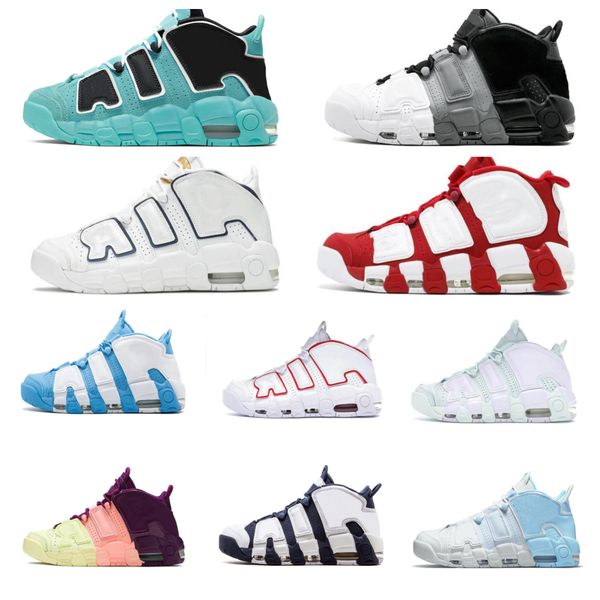 

2023 air more uptempos max 96 basketball shoes black royal action grape light aqua valerian battle blue volt white tatal orange hoops barley