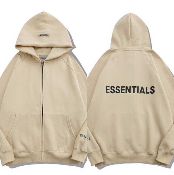 

luxury men's essentials tracksuits sweatshirts fashion zipper hoodies men women sportswear pant suit hooded sweater casual pullover co, Gray