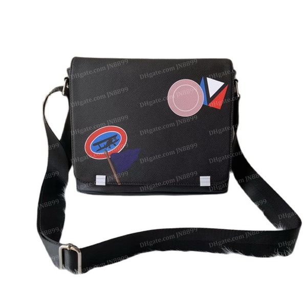 

men shoulder bags fashion mens messenger purses leather cross body bag school bookbag with original dust bag jn8899