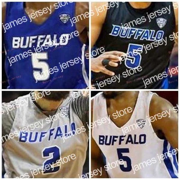 

college basketball wears nik1 stitched custom 23 jamon bivens 24 tra'von fagan 33 nick perkins 41 brock bertram buffalo college men wom, Black