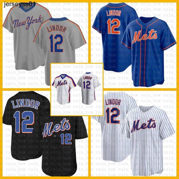 

new baseball jersey york met custom 12 francisco lindor 20 pete alonso 48 jacob degrom 18 darryl strawberry 31 mike piazza 16 gooden gold, Blue;black